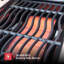 Barbecue au propane de luxe à 6 brûleurs en ardoise avec brûleur latéral en céramique et ensemble de rôtisserie Nexgrill