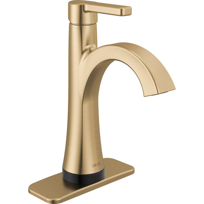 Touch2O Bathroom Faucet with Touchless Technology, Champagne Bronze