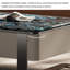 Table basse Luxury-lite rectangulaire en marbre