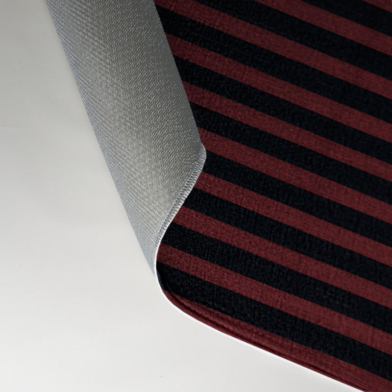 Tapis intérieur / extérieur gris HorizontalStripes, Rectangulaire 3 pi x 5 pi