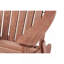 Chaise Adirondack pliante en bois surdimensionnée avec dossier de lit pré-assemblé, chaise de patio en bois pour patio