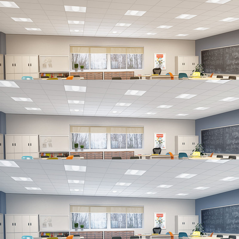 Panneau lumineux DEL à intensité variable 2 pi x 2 pi, 2