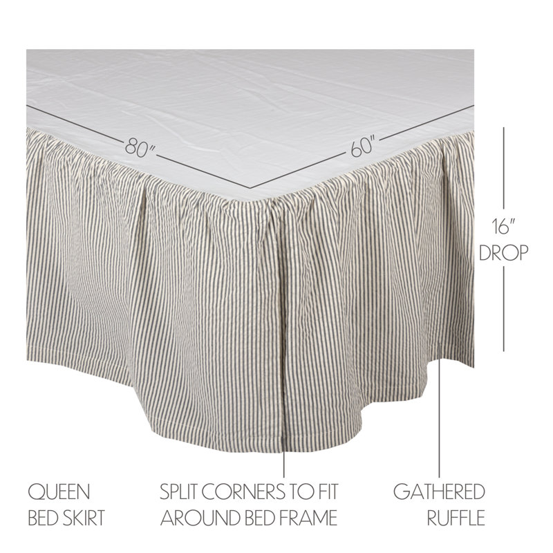 Hatteras Tailored Bed Skirt, Queen