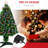 2.5Ft Tall Pre-Lit Douglas Fir Tabletop Artificial Christmas Tree With Realistic Branches, Fibre Optic LED Lights And 85 Tips