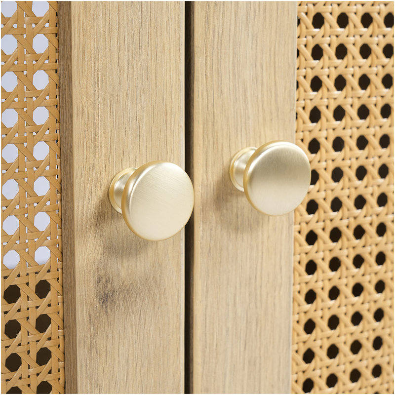 Meuble-lavabo de 30 pouces: pieds en bois tissés à la main et lavabo en résine