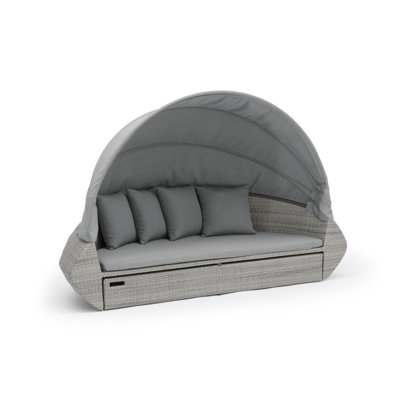Gartensofa Yuvraj mit Kissen