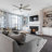 Tulip 52 inch Brushed Nickel Ceiling Fan with LED Light Kit and Remote Control