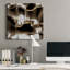 Toile encadrée Golden Shimmer II-Premium - prête à être accrochée-800200005-800200007