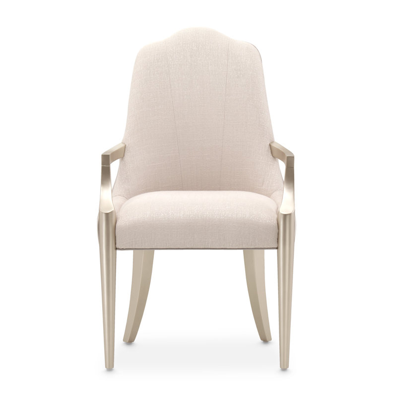 Malibu Crest Upholstered Arm Chair, Chardonnay