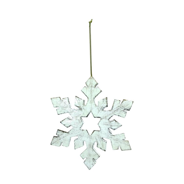 18 Piece Snowflake Holiday Shaped Ornament Set The Holiday Aisle