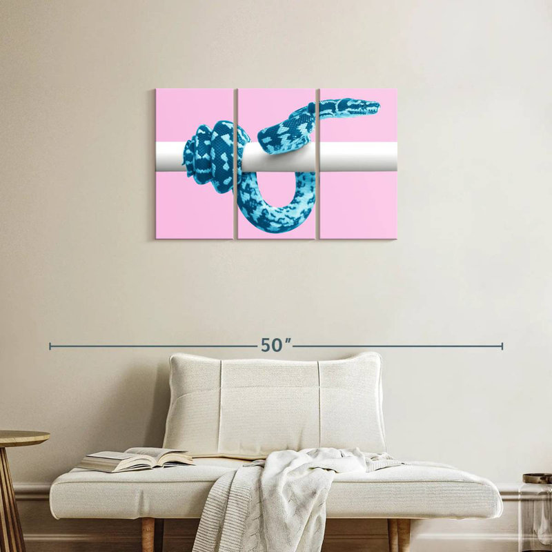 Brampt Snake I, 20" H x 33" W