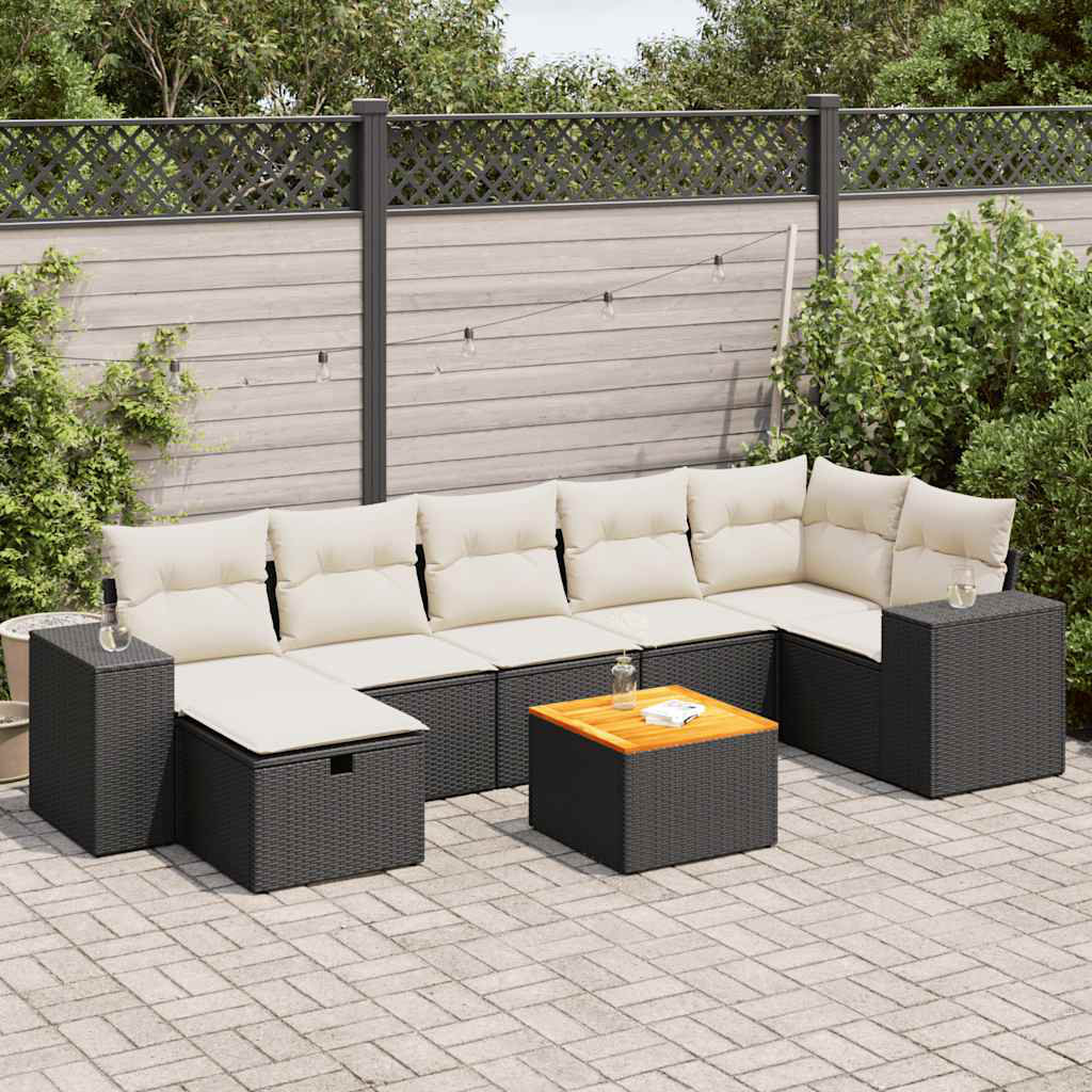 Gartensofa Asbey mit Kissen