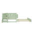 Simple avec bibliothèque intégrée et petit escalier, rails de sécurité de haute qualité et lit gigogne, vert avocat-121067100-121067101