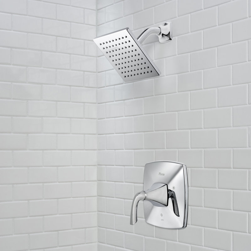 Robinet de douche à double fonction Bronson, Chrome poli