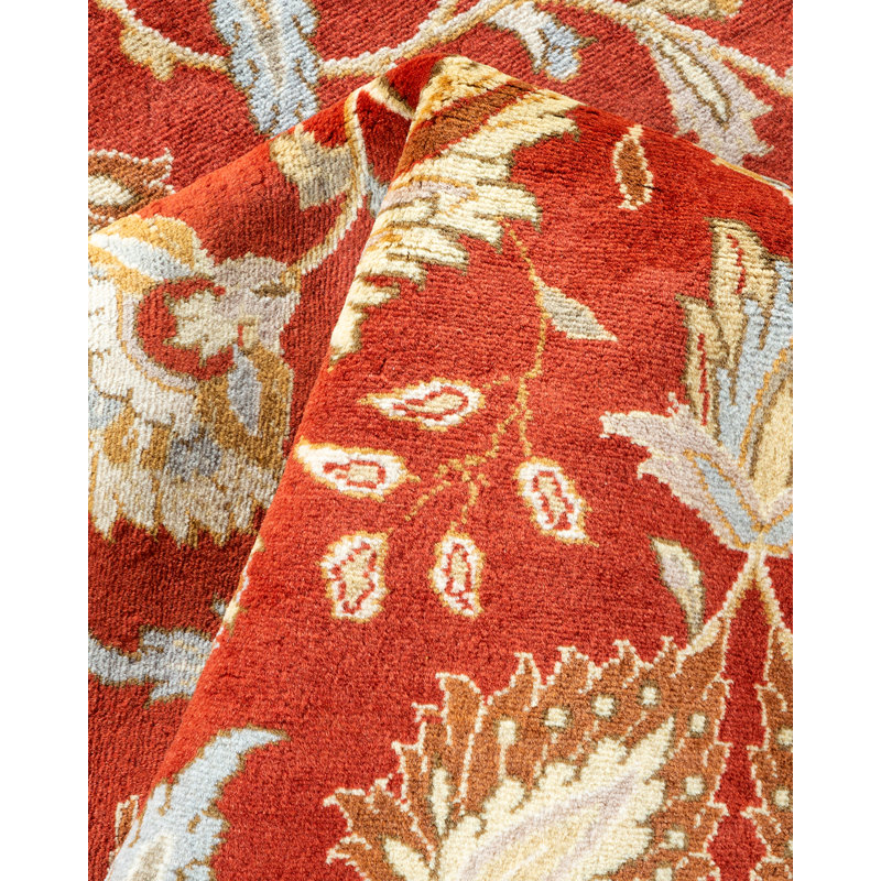 Classic One-of-a-Kind 4'2" X 6'5" Hand Knotted Area Rug