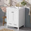 Meuble-lavabo de 24 pouces avec lavabo en céramique, rangement spacieux et fabrication durable pour les salles de bain modernes-117168473