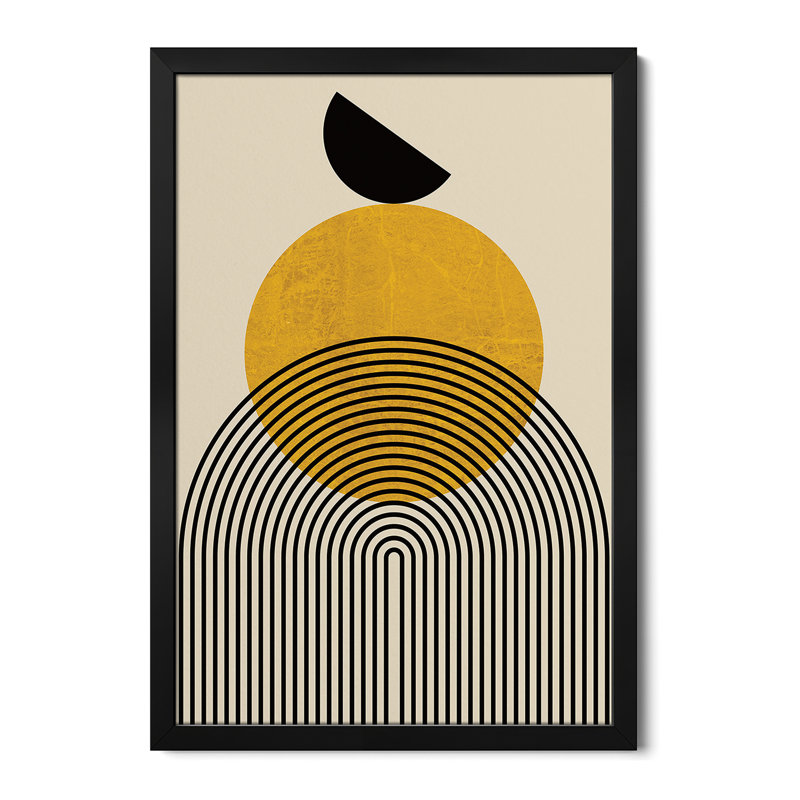 Arches dorées - reproduction d'art murale - affiche de galerie, H 32 po x l 24 po
