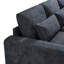 Canapé modulaire en L en chenille avec méridienne réversible en L gris robuste et robuste-1514084037