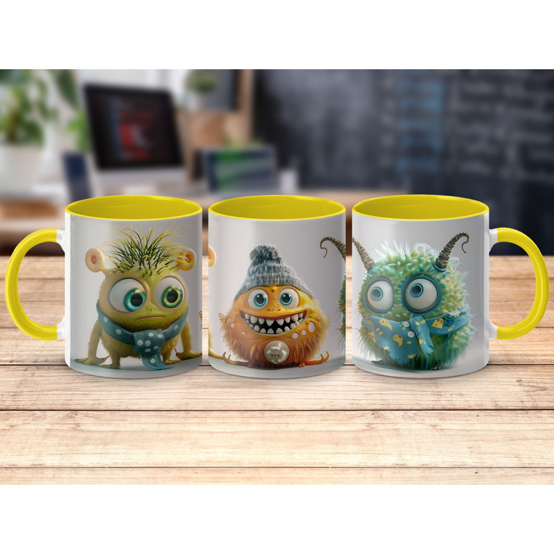 Ceramic Coffee Mug, Yellow