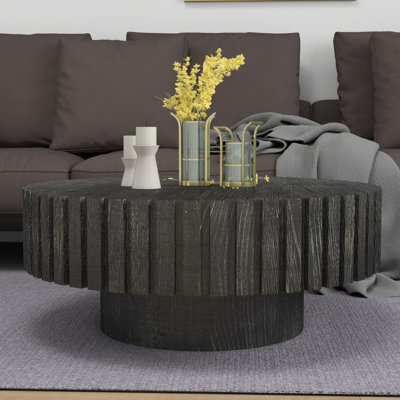 Table basse en bois naturel