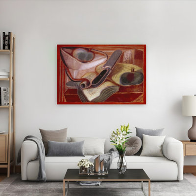 Le Livre, 1924, estampe d'art mural abstrait contemporain