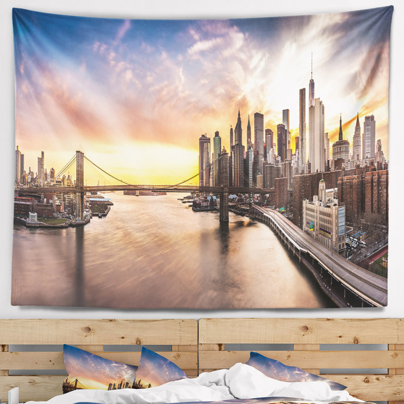 Polyester Tapestry, 78" H x 92" W