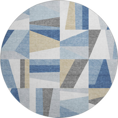 Premium Machine Washable Mayfield Geometric Rug