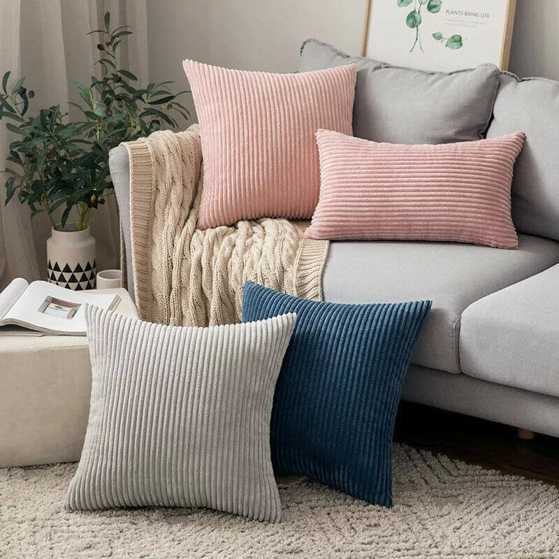 Ivory Square Cushion Cover