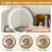 Makeup Vanity with LED Lights&3 Color and Power Outlet Makeup Vanity Table with 2 big Drawers with Sturdy Metal Leg and Metal Chair ,Dressing Table for Bedroom Dressing Room-1268129814
