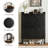 Slim Shoe Cabinet With 2 Flip-Down Drawers-289691120