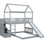 Twin Over Bunk Bed With Slide - Provide Extra Bedroom Storage Ideal For Space Optimization