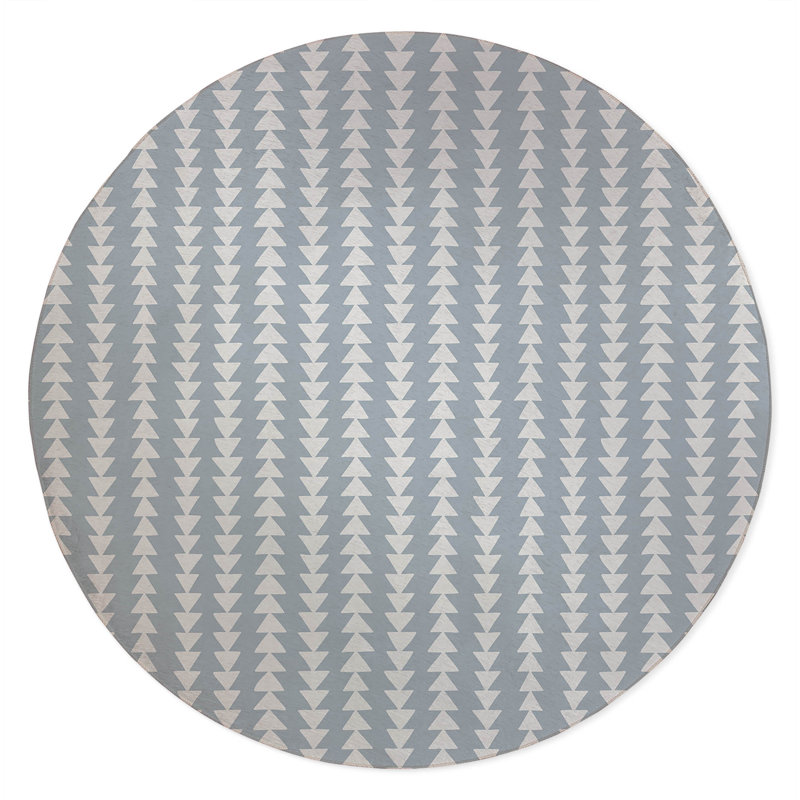 Tapis d'extérieur antidérapant Tribal Arrows, Rond 5 pi