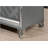 2 Drawers Nightstand With Mirror Trim, Silver