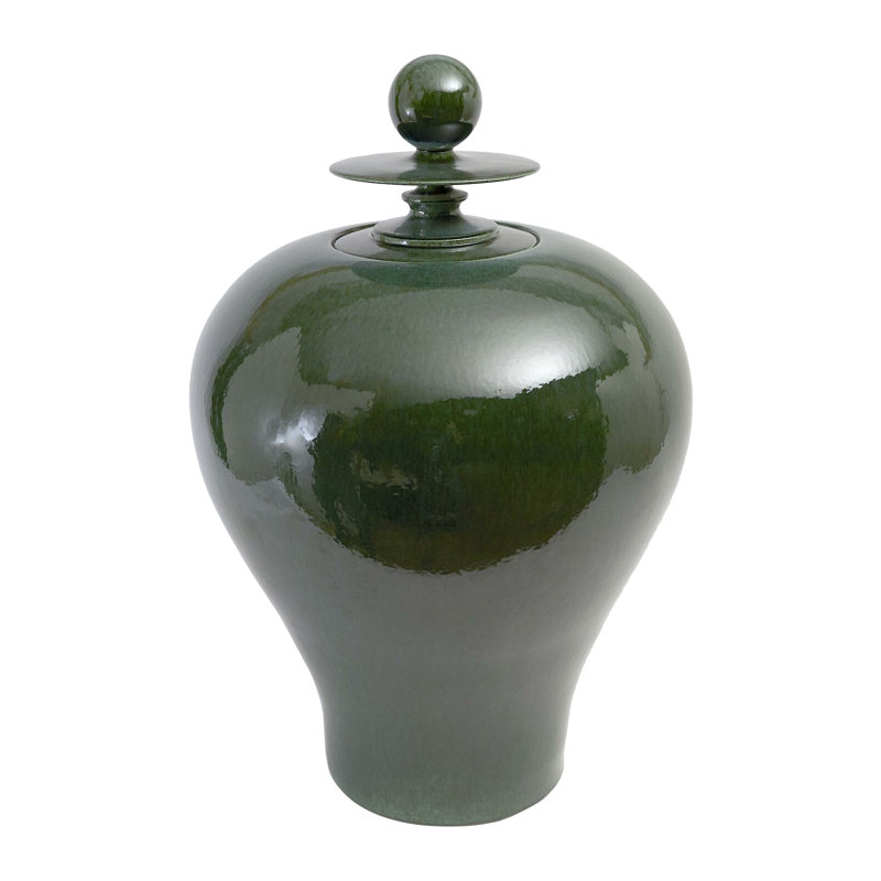 Pot Happy Temple - émeraude - grand, Émeraude