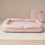 Canapé-lit double convertible pliable, rose-979030312