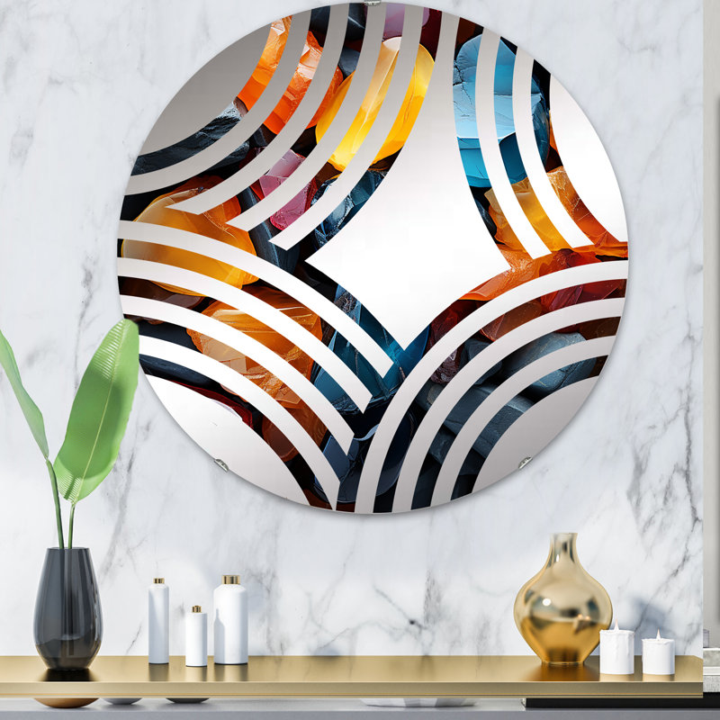 Miroir décoratif Angelite, 31,4 po x 31,4 po