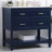 Sinclaire 36'' Single Bathroom Vanity with Engineered Marble Top-380816026