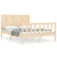 Solid Wood Bed