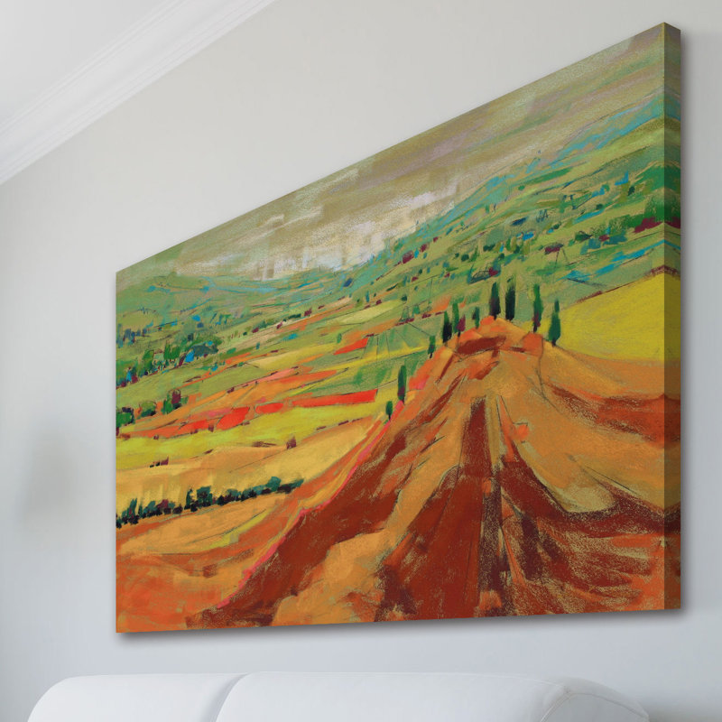 «Rolling Hills and Valley», reproduction d'art sur toile tendue, H 30 po x l 45 po x P 1,5 po