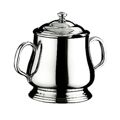 Palace Sugar Bowl with Base - 6 Pieces - Stainless Steel