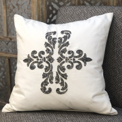 Square 100% Cotton Pillow Cover & Insert