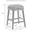 Kara Counter Stool with Solid Wood Frame