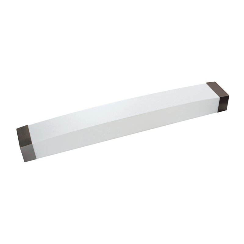 Barre d'éclairage de salle de bain 1 lumière DEL Giovante, Bronze Oakley