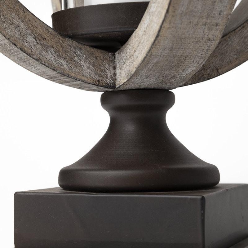Hurricane Candle Holder, 17'' H x 7.5'' W x 7.5'' D