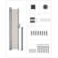 17 Stories 0.1 cm D Polyester Retractable Freestanding Awning-1802791736-1802791743