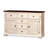 Weatherhill 56.5'' Transitional Style Buffet Server, Brown Top, 6 Drawers and 2 Cabinet-20075120