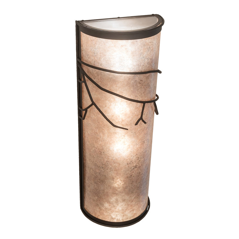 6" Wide Branches Left Wall Sconce, Oil Rubbed Bronze, 32" H x 12" W x 6" D