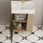 21.6'' Single Bathroom Vanity with Ceramic Top-1299903589
