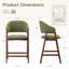 Tabouret de bar rembourré en bois massif-339600681-339600678
