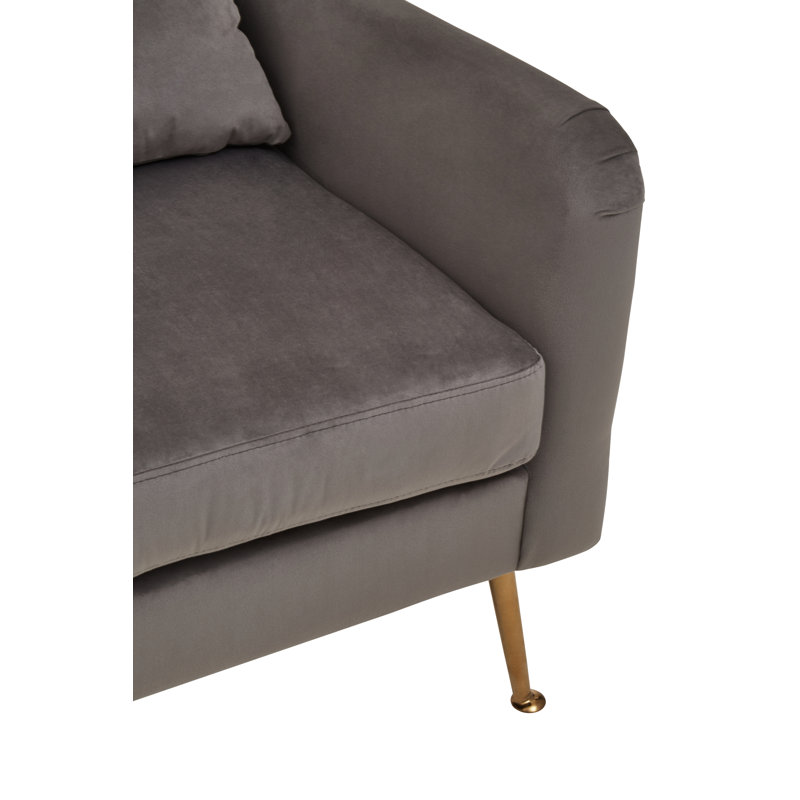 Azarion Upholstered Armchair, Grey